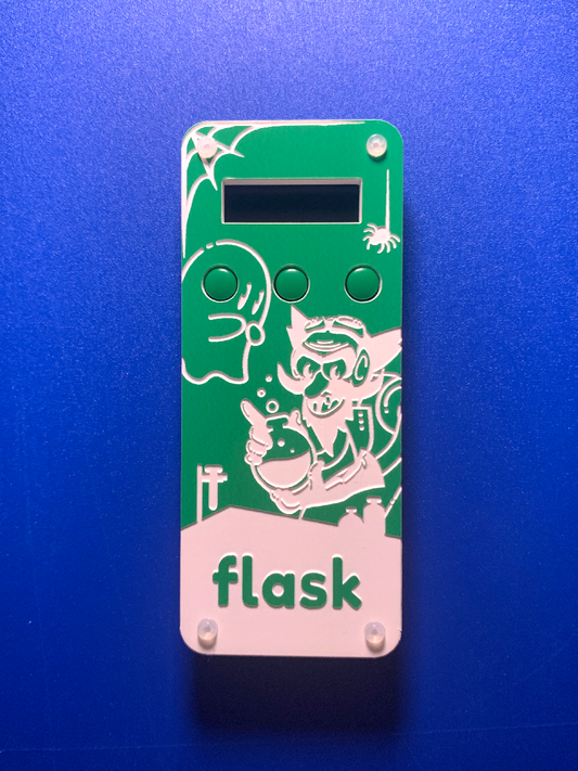 Limited Green Artwork Flask